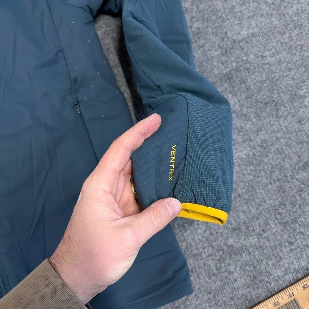 The North Face Jacket Men Small Slate Blue Gray Ventrix Ultralight Puffer Hiking